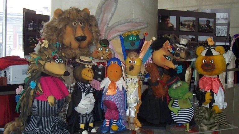 Puppets from the TV show Good Night, Kids (RTS) – Yugoslav children’s television classic