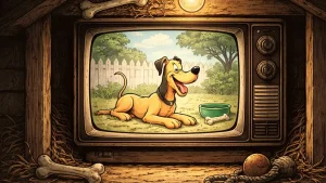 pluto cartoon clips crt tv retro animation scene dog