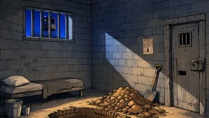 bananamen bekstvo zatvor 1983 ilustracija