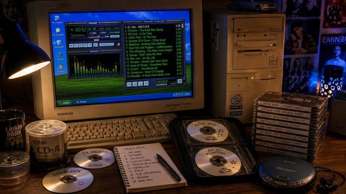 Winamp, Discman i MP3 CD nostalgija iz 2000-ih godina
