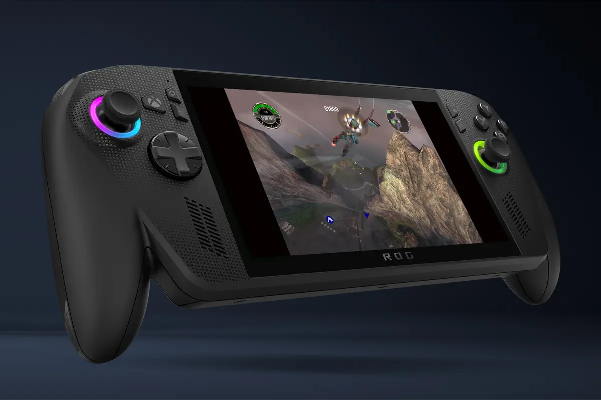 Crimson Skies running on a ROG Xbox Ally handheld gaming PC