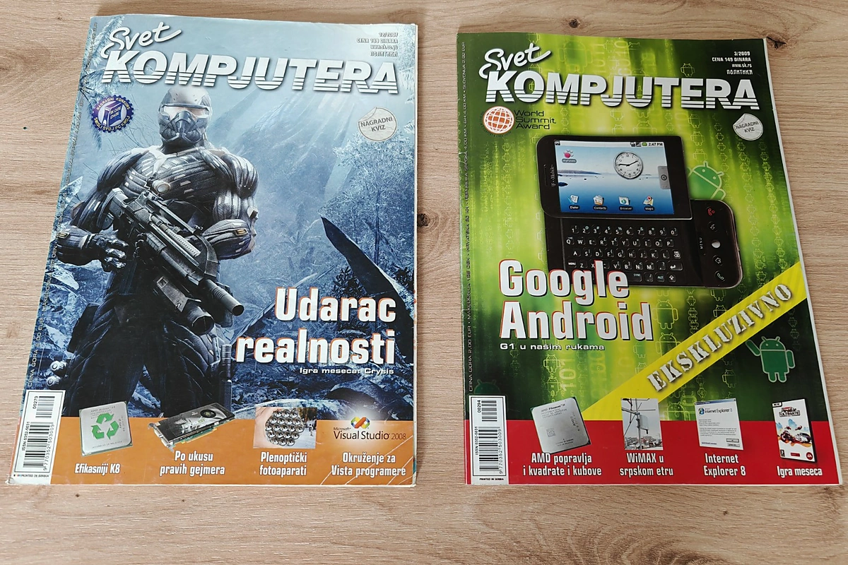 Crysis iz decembra 2007. i Google Android iz marta 2009. godine
