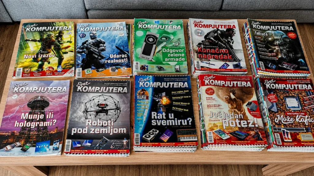 Svet Kompjutera magazine collection from 2007 to 2019