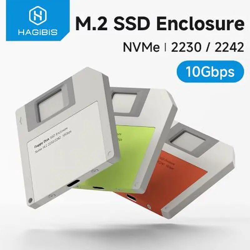 NVMe SSD kućište u obliku retro diskete