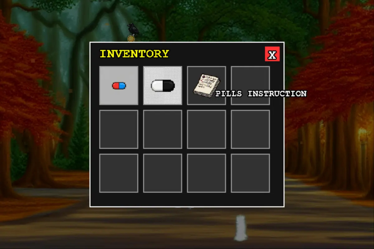 Inventar sa pilulama za režime boja u igri The Adventures of Godefroy