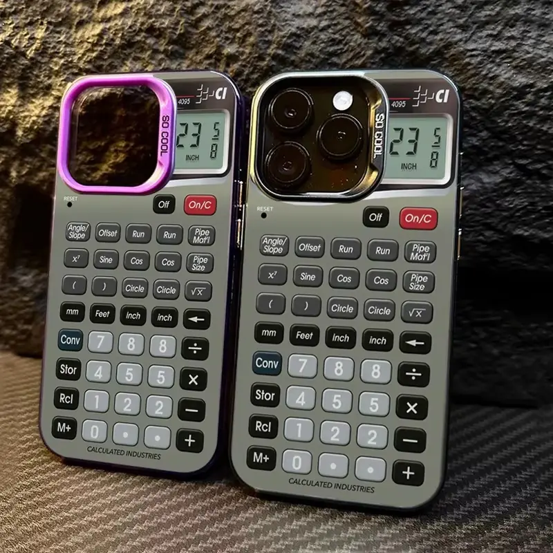 Retro maska za iPhone sa motivom sivog digitrona