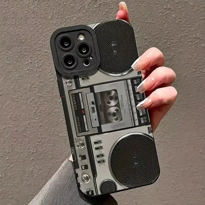 Retro maska za Xiaomi Redmi sa motivom radio-kasetofona