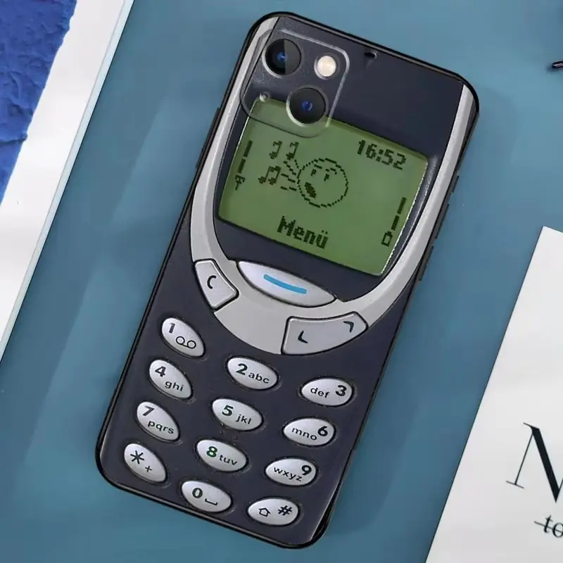Retro maska za iPhone sa motivom starog mobilnog telefona