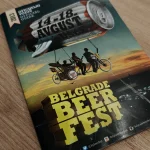 Korica zvaničnog vodiča za Beer Fest 2013 u Beogradu, sa datumima od 14. do 18. avgusta.