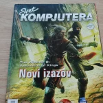 Naslovna strana Sveta kompjutera iz juna 2011. sa igrom The Witcher 2 i naslovom Novi izazov.
